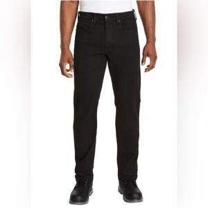 Kirkland Signature Stretch Straight Leg Black Jeans NWOT 32 X 30